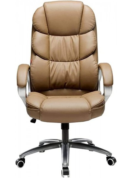 Chaise de Bureau Chaise de boss chaise bébé arrière-arrière chaise de jeu 360 degrés Fauteuil exécutif en rotation ergonomique Color : Brown - B1B96QBKC