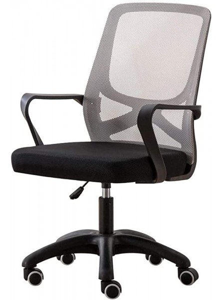 Chaise de Bureau Chaise de bureau chaise pivotante ergonomique pivotante réglable hauteur de bureau de bureau ordinateur de bureau avec lombaire Color : Gray - BB2BHUVLU