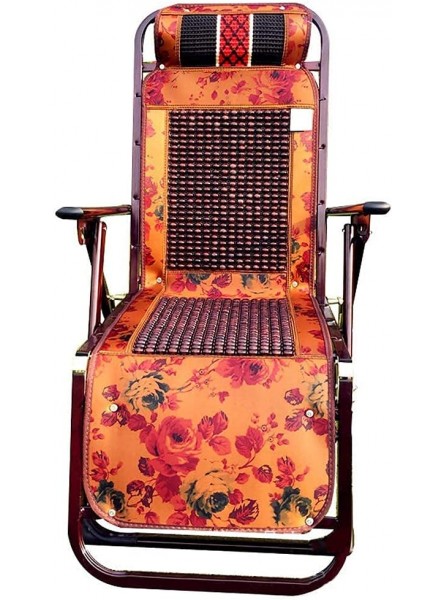 Chaise de massage massage complet du corps soulager la chaise de gravité inclinable à salon de jardin chaise longue pliante portable petite chaise pliante de billes en bois pause déjeuner simple - BWDQ9QUBJ