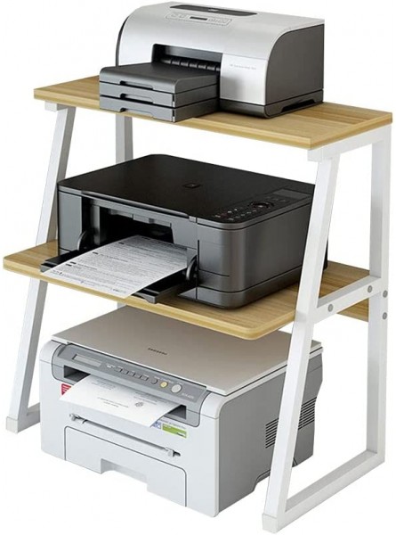 Classeur avec tiroir Support d'imprimante support d'imprimante de bureau support de stockage multicouche étagère porte-documents stockage de bureau à domicile imprimante Fax Scanner Fournitures de bur - B67KVGZBR