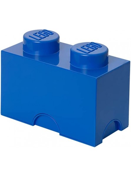 LEGO 40021731 Boîte de Rangement 2 Briques Plastique Bleu - B73B6HOWF