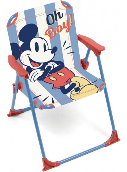Chaise pliante avec bras Disney Mickey Mouse 38x32x53cm - BK5W6MXHH