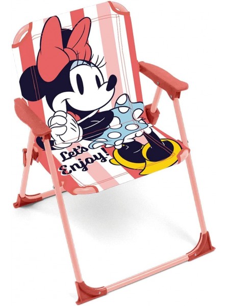 Chaise pliante avec bras Disney Minnie Mouse 38x32x53cm - B4A6KSDAC