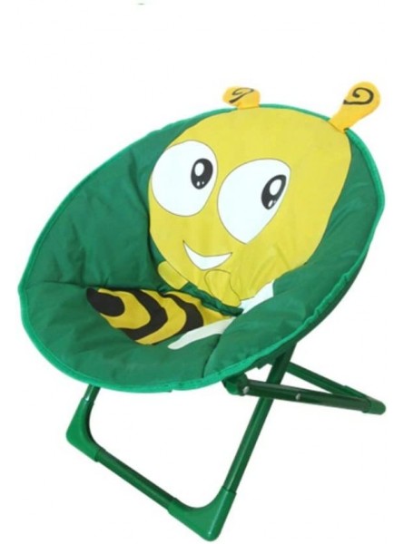 JYSPT Chaise pliante pour enfants Motif abeille et lune Pour la maison l'extérieur la plage le camping Chaise inclinable pour bébé abeille - BBJK6WSOB