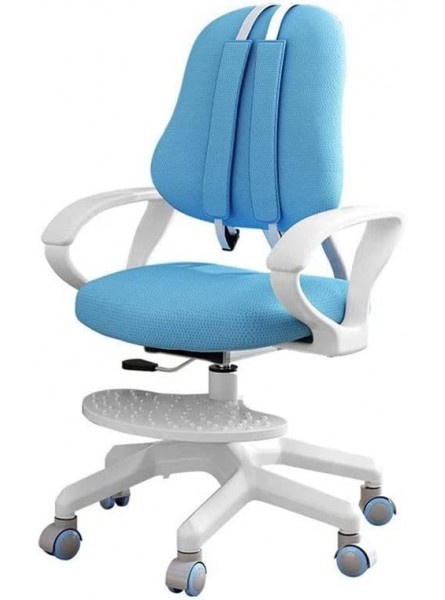 FBJGDIK Chaise d'étude for Enfants élèves de l'école Primaire Chaise de Dossier de Posture Assise correcte Chaise de Bureau à Domicile Chaise d'écriture Chaise élévatrice Color : Blue - BVDJ4OTAJ